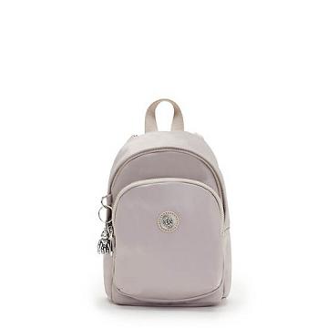 Plecaki Kipling Delia Compact Metallic Convertible Białe | PL 1656YX